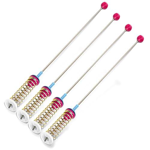 4PCS Washer Suspension Rods Kit, Works With: WA50R5400AW/US WA50T5300AC/US WA50R5400AV/US WA50R5200AW/US WA50R5200AV/A4 Washer Suspension Rods, Fit for Samsung Washer WA50R5400AW WA50R5400AV WA50R5200AV WA50T5300AC WA50R5200AW