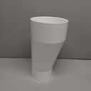 6" X 4" PVC Pipe Fitting Schedule 40 Compatible with 429-E Series Eccentric Reducer Coupling Suitable for High-flow Capacity, Plumbing, Irrigation, Pool, Spa, White