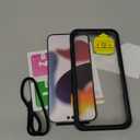 Lanhiem for iPhone 16 Pro Waterproof Case, Dustproof Case Built-in Screen Protector & Camera Protection, 360 Full Body Heavy Duty Waterproof Phone Case 6.3" (Black/Clear)