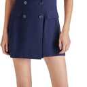 Steve Madden Women's Paris Romper (Blue, XS)