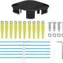 THTEN ACFHRL2 Weed Eater Bladed Head Spool Line Compatible with Ryobi 18V, 24V, and 40V String Trimmers, Fits for RY40210, RY40210A, ACFHRL2 with 6 Replacement Blades 1+10+6+4+1