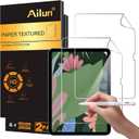 Ailun Paper Textured Screen Protector for iPad 11th A16 2025 [11 Inch]/10th Generation 2022[10.9 Inch] 2 Pack Draw and Sketch Like on Papertouch Anti Glare Less Reflection [Not for iPad Air 10.9 Inch]