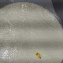 24 in Large Round Ottoman Tray, Decorative Serving Tray,Cream