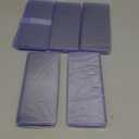 Vmiapxo 50 Pack Dollar Bill Sleeves, 6.8" x 2.9" Clear Currency Sleeve for Cash, Hard Plastic Top-Load Money Holder, Transparent & Waterproof Regular Bills Protector Storage Display Case for Collector