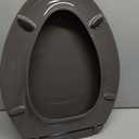 KOHLER 4733-RL-58 Glenbury ReadyLatch Quiet Close Elongated Toilet Seat, Soft Close Toilet Seats, Thunder Grey
