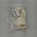 Moon Cake Mold 6 PCS, Mid Autumn Festival DIY Hand Press Cookie Stamps Pastry Tool Moon Cake Maker, Flower Mode Patterns 1 Mold 6 Stamps 50g (White).