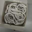 30 Pack 3 Inch S Hooks,Heavy Duty Vinyl Coated Non-Slip Hanging Hooks for Kitchen,Closet,Barthroom,Garage & Garden - White