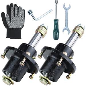 POSEAGLE 2 Pack Pre-Greased 461663 Spindle Assembly with 43592 Cutter Blade Spacer Replaces 46631 41001 41007 41008 for Scag MAG III SCR42-25CH SCR48-25CH SCR48-27KA SCR52-25CH Decks