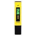 VIVOSUN Digital pH Meter, 0.01pH High Accuracy Pen Type pH Tester for Hydroponics, Household Drinking, Pool and Aquarium, Yellow, UL Certified