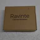 Ravinte Brushed Nickel Cabinet Handles 25 Pack 4-1/2 inch Satin Nickel Square Cabinet Pulls Silver Hardware for Kitchen 7 inch Overall Length Stainless Steel Drawer Pulls