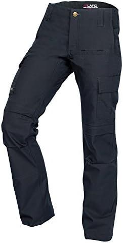 LAPG Women's Gear Stretch Tactical Pants, Low Rise, Slim Fit, 7-Pocket Durable Flex Cargo Outdoor, Hiking & Work Pants Medium