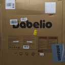 BABELIO 26-28.5 Inch Narrow Easy Install Baby Gate, 30 Inch Tall Auto-Close Metal Pet Gate for Small Stairs and Doorways, NO Drilling Pressure Mounted, NO Extensions, White