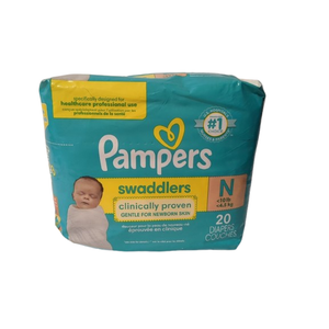 Pampers Swaddlers Diapers, Newborn (Up to 10 lbs.), 20 Count