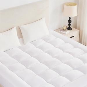 Eiayeebil 2 Inch Thick King Size Mattress Topper, 1400 GSM Soft Pillow Top Mattress Topper, Down Alternative Memory Foam with 8-21 Inch Deep Pocket Bed Toppers Pad for Back Pain