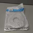 Phone Cable 100 Feet Long Telephone Line Cord with RJ11 6P4C Connectors for Landline Phone, Fax Machine and Modem, for Both in-Wall and Out-Wall Using, White, AV04221