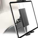 Back Seat Tablet Holder for Tesla, 360 Adjustable Model 3/Y Headrest Tablet Mount for Kids, Metal Model Y Rear Seat Stand for iPad Pro 12.9 Air Mini, Galaxy Tab/Z Fold, Fire hd, 4-13" Device