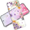 for Samsung Galaxy A16 Case 5G 6.7", [10FT Military Grade Drop Test] Marble Planet Soft Slim TPU Protective Shockproof Phone Case Cover （Purple Sweetheart）