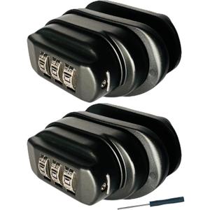 Gun Trigger Lock, 3 Digit Set Own Combination Lock Password- Universal Fits with BB Gun Firearms Shotgun, Handgun, Pistol. (Black*2 pack) Gun Trigger Lock, 3 Digit Set Own Combination Lock Password- Universal Fits with BB Gun Firearms Shotgun, Handgun, Pistol. (Black*2 pack)