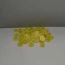 60 Pcs Fake Lemons Decor Mini Simulation Fruit Lemon Slices Artificial Plastic Fruit Model Decorative Ornament Fruit Party Decorations for Summer Wedding Festival Decoration Photography Props