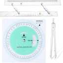 Dunzoom 2 Pcs Marine Navigation Kit, Basic Navigation Set