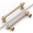 Coinkoly 10 Pack 5"(128mm) Champagne Bronze Cabinet Pulls Kitchen Cabinet Handles Champagne Cabinet Hardware Drawer Pulls for Cupboard CK0081