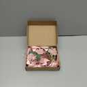 4 PCS Wedding Car Door Handle Decorative Flowers, Pink Artificial Cars Bouquet Flower Bowknot Ribbon Decor, Just Married Automotive Decorations Accessories for Door Handles