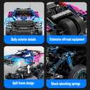 ZGZBLOCK Baja 1000 Trophy Truck Building Blocks Kit,1:12 Scale MOC Race Car Building Toys,Collectible Car Model,for 14+ Year Boys,Adult(1341 Pieces)