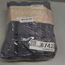 Dark Grey Cover King Size, Seersucker 3 Pieces Bedding Set, Includes 1 Duvet Cover 106x96 Inches and 2 Pillowcases 20x36 Inches