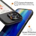 Compatible for iPhone 14 Pro Max Case Cute Aesthetic - Durable Fashion Funny Phone Case - Alien Pattern Print Soft Shockproof Cover 6.7" Black