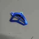 Canitu Front Sprocket Guard Cover,CNC Billet Aluminum Engine Sprocket Cover Engine Case Saver Guard Protector Crankcase Protection for Yamaha YZ125 1993-2004 (Blue)