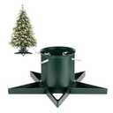 Xmas Tree Stand Base for Real Trees Up to 6ft Red Christmas Tree Stand Christmas Tree Holder Fits Up to 4.7" Xmas Tree Trunks for Christmas Decor