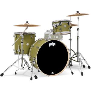 PDP Concept Maple Rock 3-Piece Shell Pack - Satin Olive