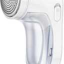Electric Fabric Shaver, Lint Remover for Clothes, Rechargeable Sweater Shaver to Remove Fuzz and Pill for Sweater, Delicates, Bedding and Couch (White)