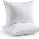 Seward Park Bed Pillow Standard Size Set of 2, Shams Insert 20 x 26 inch, Down Alternative Cooling Pillows for Stomach, Side or Back Sleeper