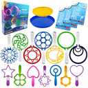 Bubble Wands for Kids | Giant Bubble Wand | Bubbles for Kids | 19,11 Large Bubbles Rings Blowing Set for Big Bubbles Includes 3 Original Mix Kit