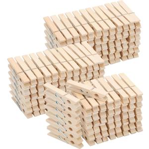 Mr. Pen- Wooden Clothes Pins, 2.9 Inch, 200 Pack, Bulk, Large Natural Wood Clips for Crafts, Classroom Projects, Hanging Photos, Chip Bags, Decoration, Rust Resistant Spring