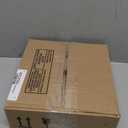 Anchor Hocking 2 Cup Glass Storage Containers with Lids, Set of 4 Glass Food Storage Containers with Mint SnugFit Lids (Mixed Blue)