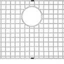Karran GR-6001 Rejilla inferior de acero inoxidable 29 "x 15-1/8" Se adapta a QA-740 y QAR-740