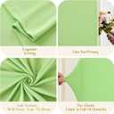 Green Arch Backdrop Cover 3 Set-8FT, 7.2FT, 6.6FT, Spandex Fitted Wedding Arch Stand Covers for Baby Shower Birthday Party Wedding Ceremony Photo Balloon Arch Stand Background Decorations