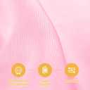BRILLMAX 6 Pack Pink Spandex Table Covers for 8 Ft Rectangle Tables - 180 GSM Thick Stretch Tablecloth Fitted, Reinforced Foot Pockets, Wrinkle Free Cloth for Wedding Banquet Party Trade Show