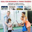 Tennis Power Trainer with Magnetic Resistance, MOOJAY Swing Trainer Sound Feedback for Correct Technique PP Handle, Suitable for Beginners & Pros Training, Fitness, and Professional Use