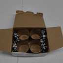 4 Pcs 2.5 Inch Exhaust Clamp 2 1/2" Stainless Steel Exhaust Pipe Muffler Clamp Butt Joint Band Sleeve Coupler for Pipes Muffler Connections, Catalytic Converters