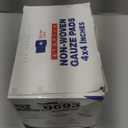 Gauze Care Non-Woven Sterile Gauze Pads 4x4, Pack of 100, 8-Ply, Soft, Lint-Free, Individually Wrapped, Sterile, Absorbent, Breathable, Perfect for Wound Care