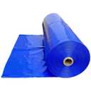 Farm Plastic Supply - Polyethylene Plastic Shrink Wrap - 7 mil (14' x 25')  Blue Boat Shrink Film for use with Heat Gun, Industrial Shrink Wrap, Plastic Sheeting for Protection and Storage