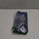 Button Down Shirts for Women Puff Short Sleeve Button Up Dress Shirts Collared Fitted Blouse Work Business Top (Medium, Navy Blue)