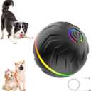 Interactive Dog Toys Ball, Moving Activated Automatic Bouncing Rolling Dog Balls with Led Lights, Smart Interactive Dog Toy for Puppy/Small/Medium Dogs & USB Random Style