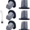 6 Pack CH701 Vacuum Filters Replacement Compatible with Shark Cyclone PET Handheld Vacuum AA701, CH701, CH701C, CH700WM, CH700, CH700C, CH701QGN, CH701QBL, Compare to Part XDCFCH700