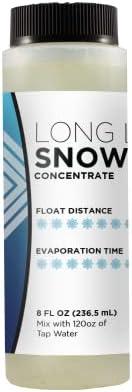 Froggy's Flakes Snow Machine Fluid, Makes 1 Gallon, Long-Lasting Formula Snow Fluid with 75+ Feet Float/Drop