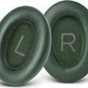 GEVO Replacement Ear Pads for Bose QC45, Ear Cushions for Bose QuietComfort 45 (QC45) & Quiet Comfort SE (QC SE) Headphones, Earpads with Softer Leather Noise Isolation Foam (Cypress Green)