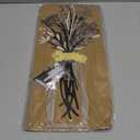 RISCORIO 3 Pieces Flower Wall Decor Minimalist Wall Art, Metal Flowers Wall Arts for Dining Room, Living Room, Bedroom, Bathroom, Kitchen, Rustic Farmhouse Decor, Brown